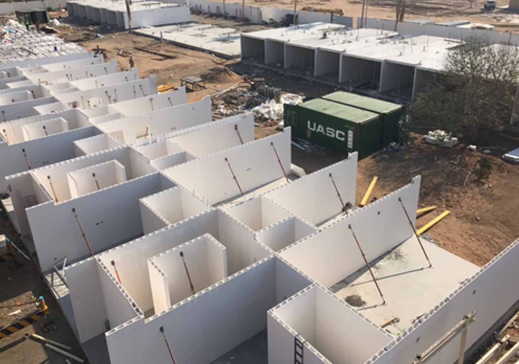 تركيب الحوائط
